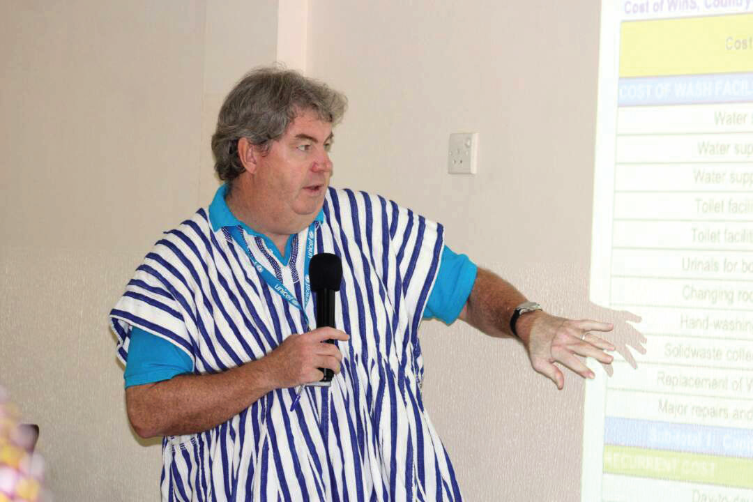Chief of WASH at the United Nations Children’s Fund (UNICEF), Mr David Duncan