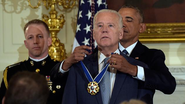Biden awarded presidential Medal of Freedom