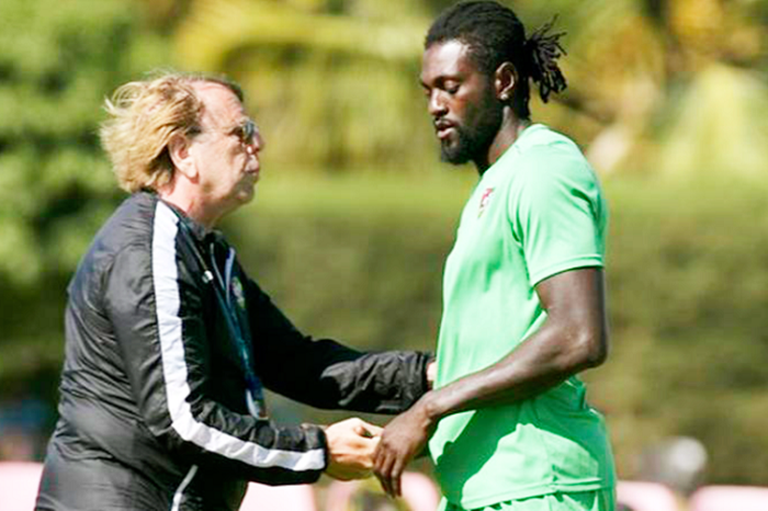  Claude Le Roy and striker Emmanuel Adebayor plot how Togo will ditch Cote d’Ivoire in their AFCON clash today