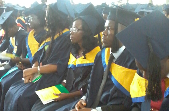 A section of the graduands and matriculants