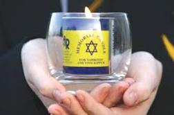 Holocaust survivors and their families usually light remembrance candles in memory of their relatives on this day.