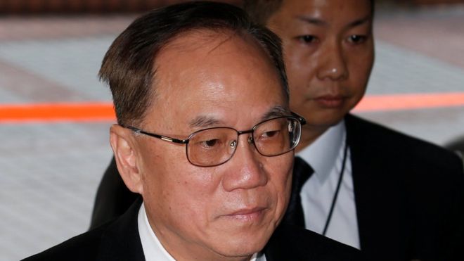 Former HK leader on trial for corruption