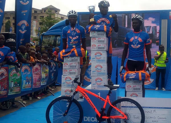 Frank Akuffo wins Cowbell Cycling Challenge