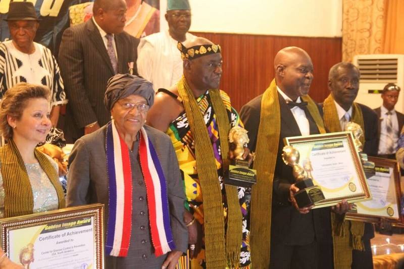 Kofi Adjorlolo and Osu Mantse honoured in Liberia