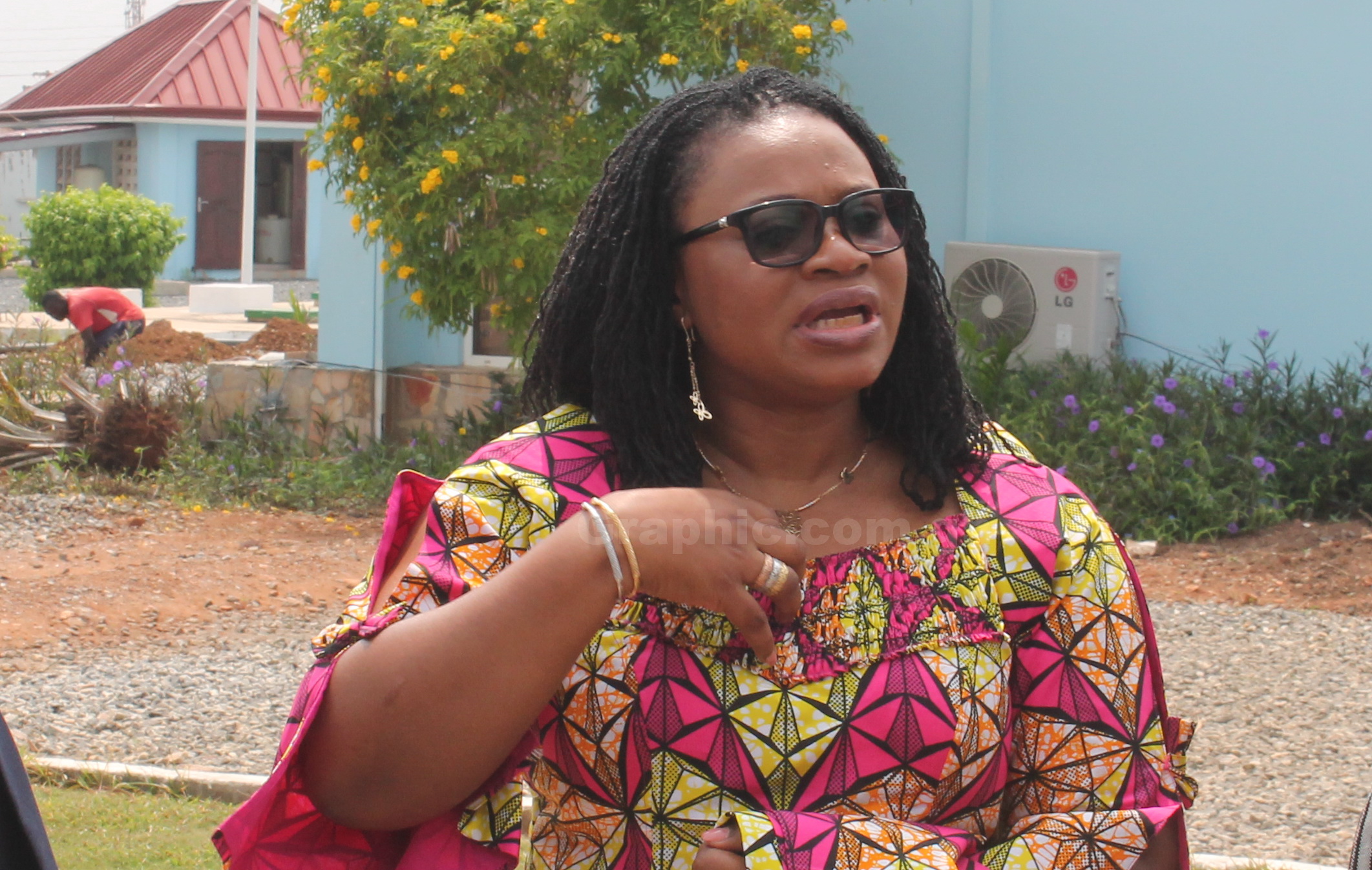 Chairperson of the EC, Mrs Charlotte Osei 