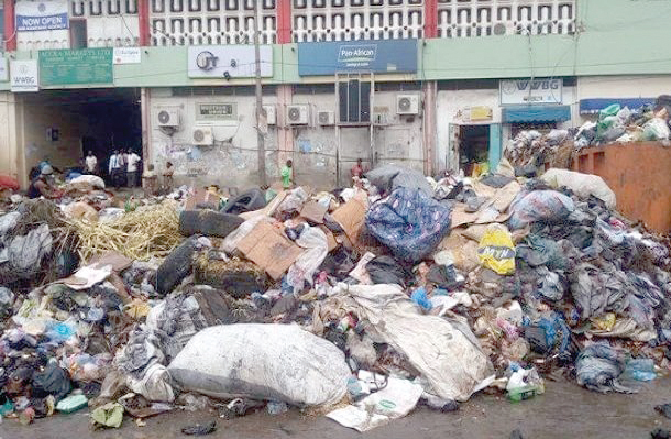 Most markets in Accra are engulfed in filth