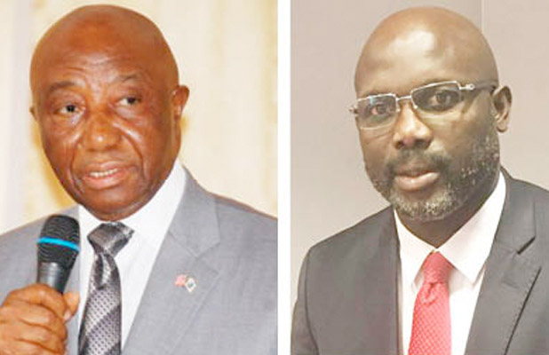 Unity Party standard bearer Joseph N. Boakai and Coalition for Democratic Change standard bearer George M. Weah are in a 2nd-round election to decide who becomes President of Liberia