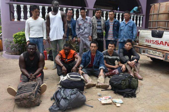 Chinese re-arrested for engaging in galamsey