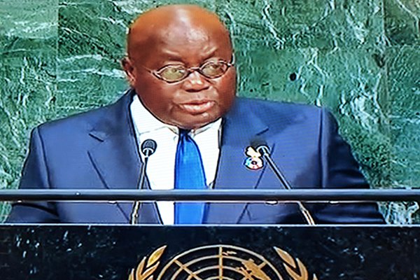 Be fair to Africa- Akufo-Addo tells UN (audio)