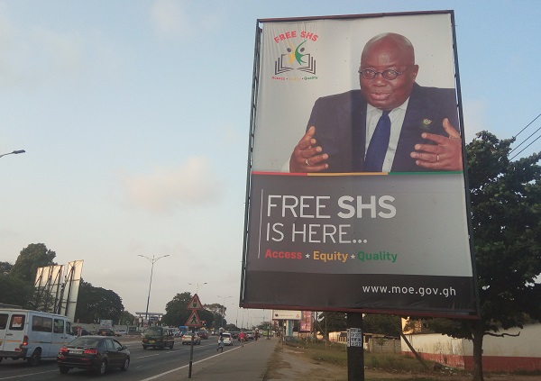 Free Senior High School... But are the billboards free?