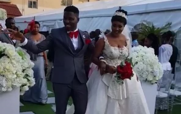 A Plus ties the knot with Akosua Vee (PHOTOS and VIDEOS)