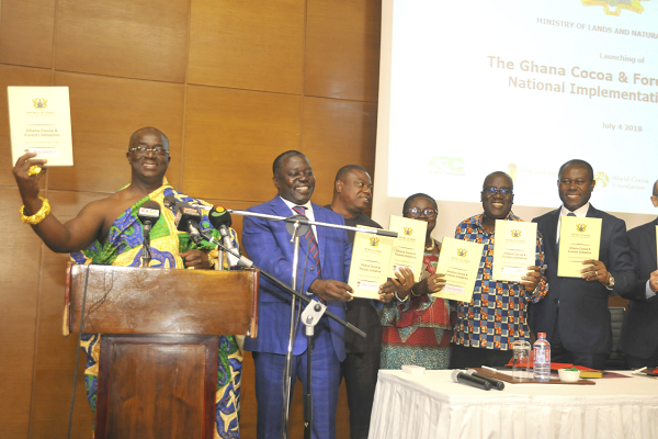   million. Benito Owusu Bio (2nd left) and other dignitaries launch the plan of action 