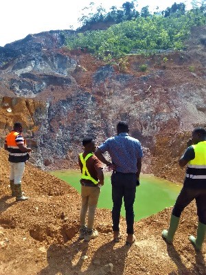 This uncovered pit by Bazuri mine at Prestea in the Prestia Huni Valley District in the Western Region is a death trap