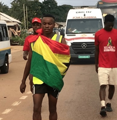 GWR: Seidu Rafiwu ends 4-day walk-a-thon from Techiman to Accra at Independence Square