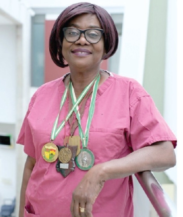 Rose Amankwaah — Former African sprints champion and retired nurse