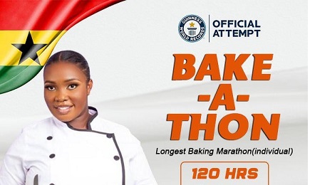 Ghanaian Chef to attempt Guinness World Record longest baking marathon 