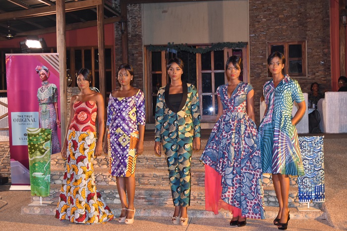 Models at the event wearing Vlisco outfits
