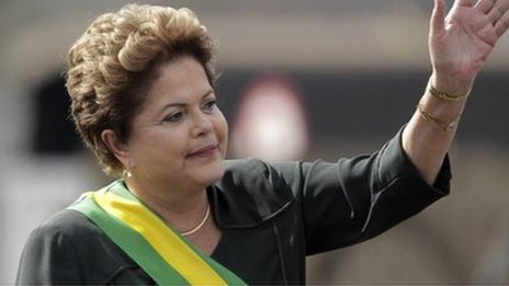 Brazilian President, Dilma Rousseff 