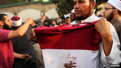 Mohammad Morsi's supporters accuse the army of staging a coup