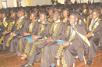 A section of the graduands at the congregation. Picture: Emmanuel Asamoah Addai 