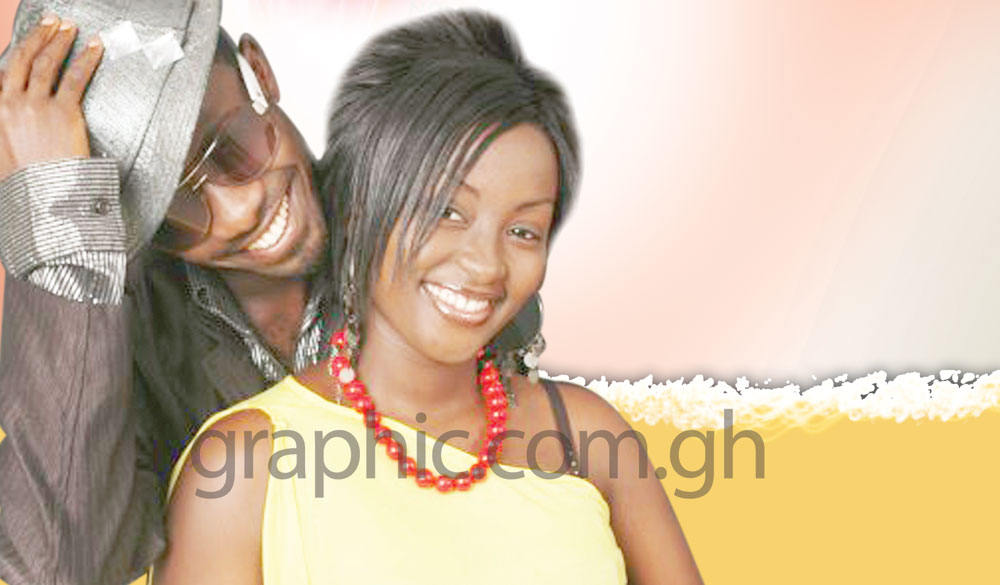 Husband and wife - Annica and Okyeame Kwame