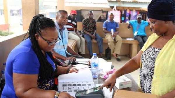 File photo: EC promises free replacement of Voter ID cards for victims of Akosombo Dam spillage 