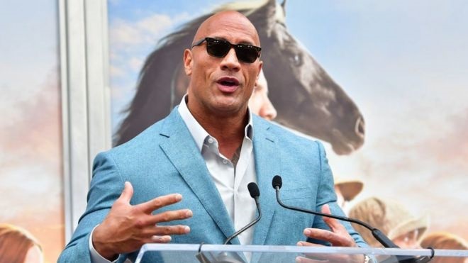Dwayne "the Rock" Johnson tops highest-earning male actors list
