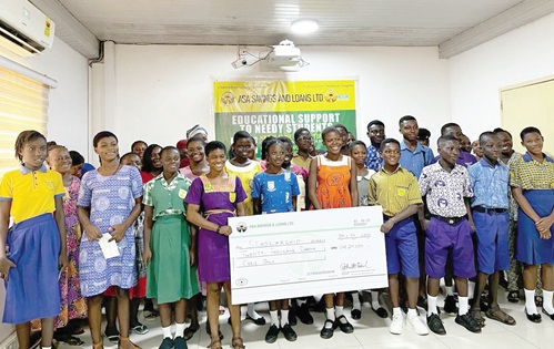 Beneficiaries of ASA Savings and Loans financial support 