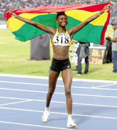 Rose Yeboah — Won gold in the women's high jump