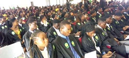 The students at the matriculation