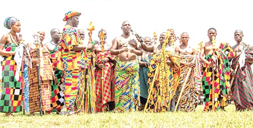 Libation ceremony at Agortime in the Volta Region