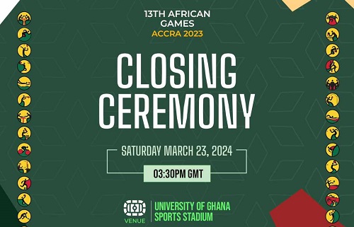 African Games Final Day Schedule: March 23, 2023