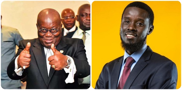 Akufo-Addo congratulates Senegal’s Bassirou Diomaye Faye 