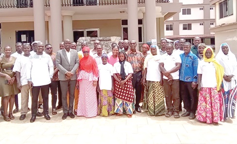 Participants  in the training 