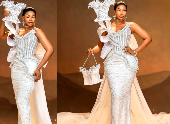 See how much Tacha spent on her AMVCAs  outfit; ‘It’s the most expensive’ for the night!