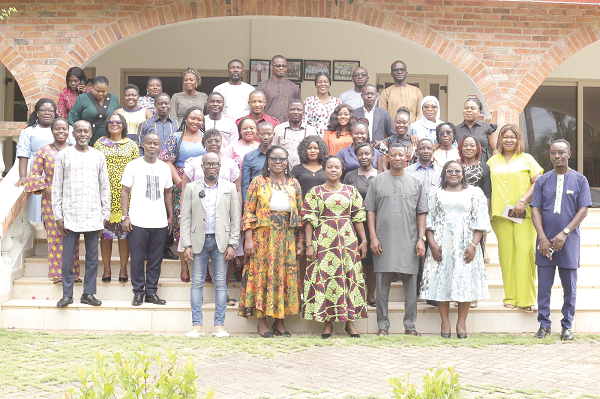 Participants and dignitaries after the opening of the workshop