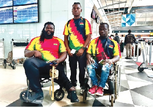 Members of the Para Powerlifting team relieved from the sponsorship