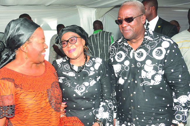 Hundreds attend funeral of Prez Mahama’s mother