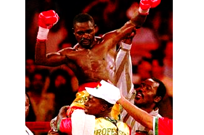 Azumah Nelson in his heyday
