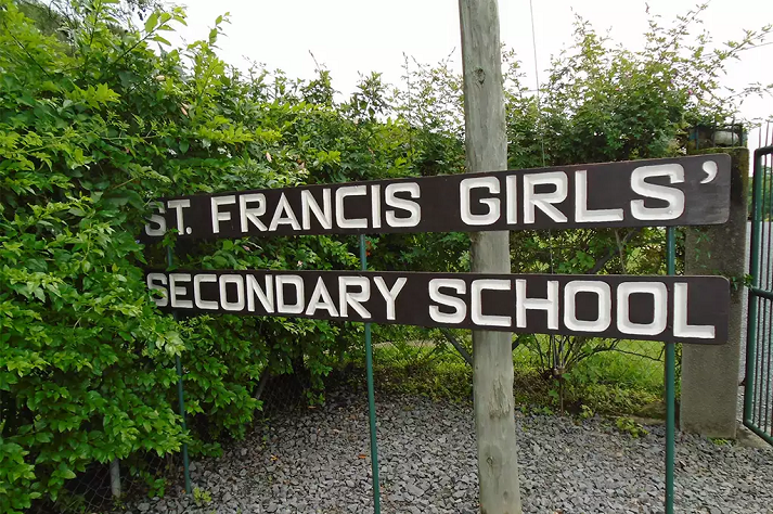 At the St Francis Girls Senior High School in Jirapa, where some rehabilitation work was supposed to have been done in 2015.