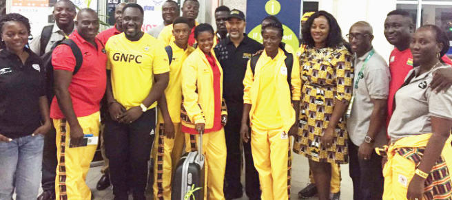 Team Ghana lands in Rio
