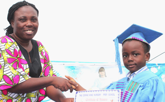 Coming King Nursery/Preparatory holds maiden graduation