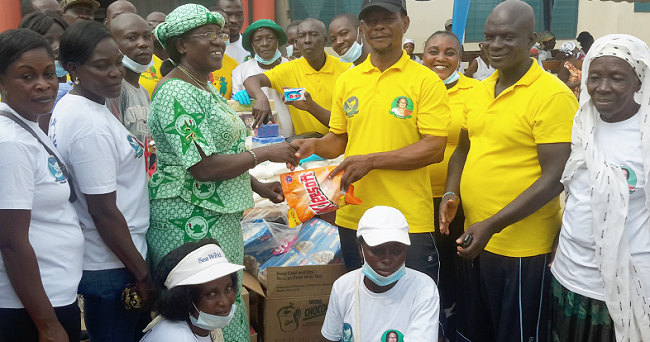 Lordina Mahama Fan Club supports Kasoa Polyclinic