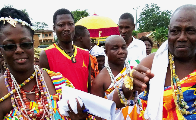 Queenmother undertakes development projects for communities