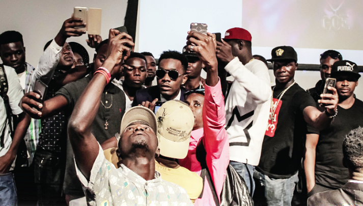  It was a selfie time with Patoranking