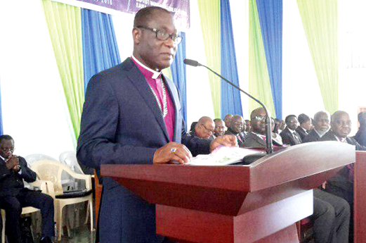 Rev Dr Adu-Gyamfi, Chairman of the Christian  Council of Ghana and the President of the Ghana Baptist Convention