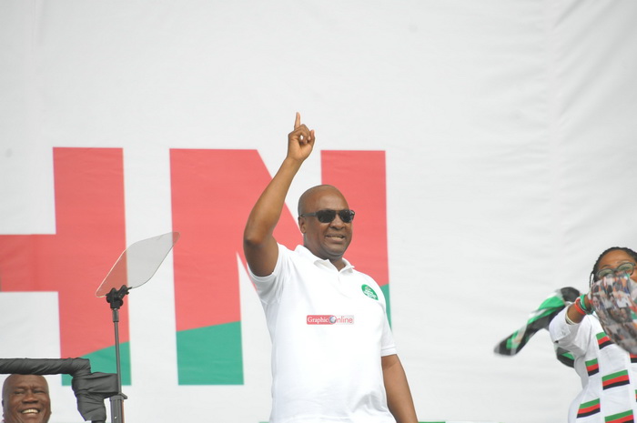 Akufo Addo slept on Western Region road tour - Mahama 