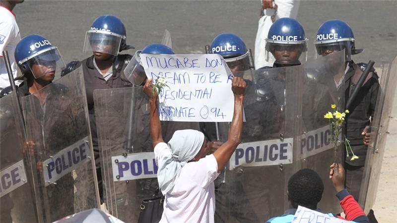 A protest leader said Wednesday's demonstration was just a build-up to a "national shutdown" on August 31 