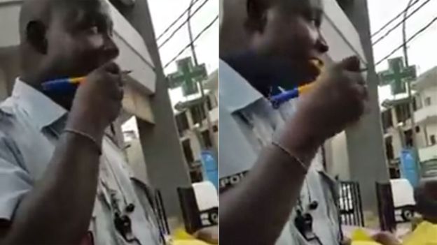 Senegalese woman fined after filming police bribe