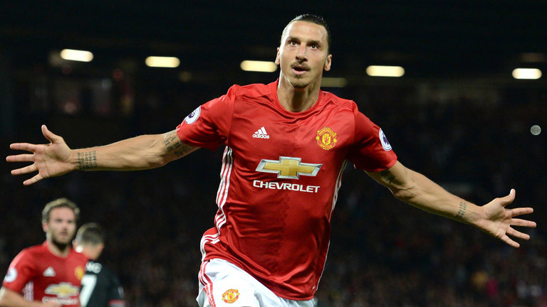 Man United’s Zlatan Ibrahimovic